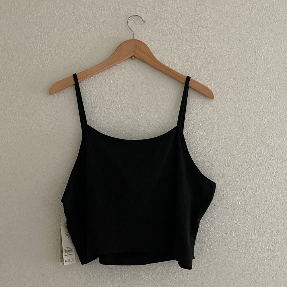 Henley Crop Tank Top Sleep Cami - Picture 9 of 10